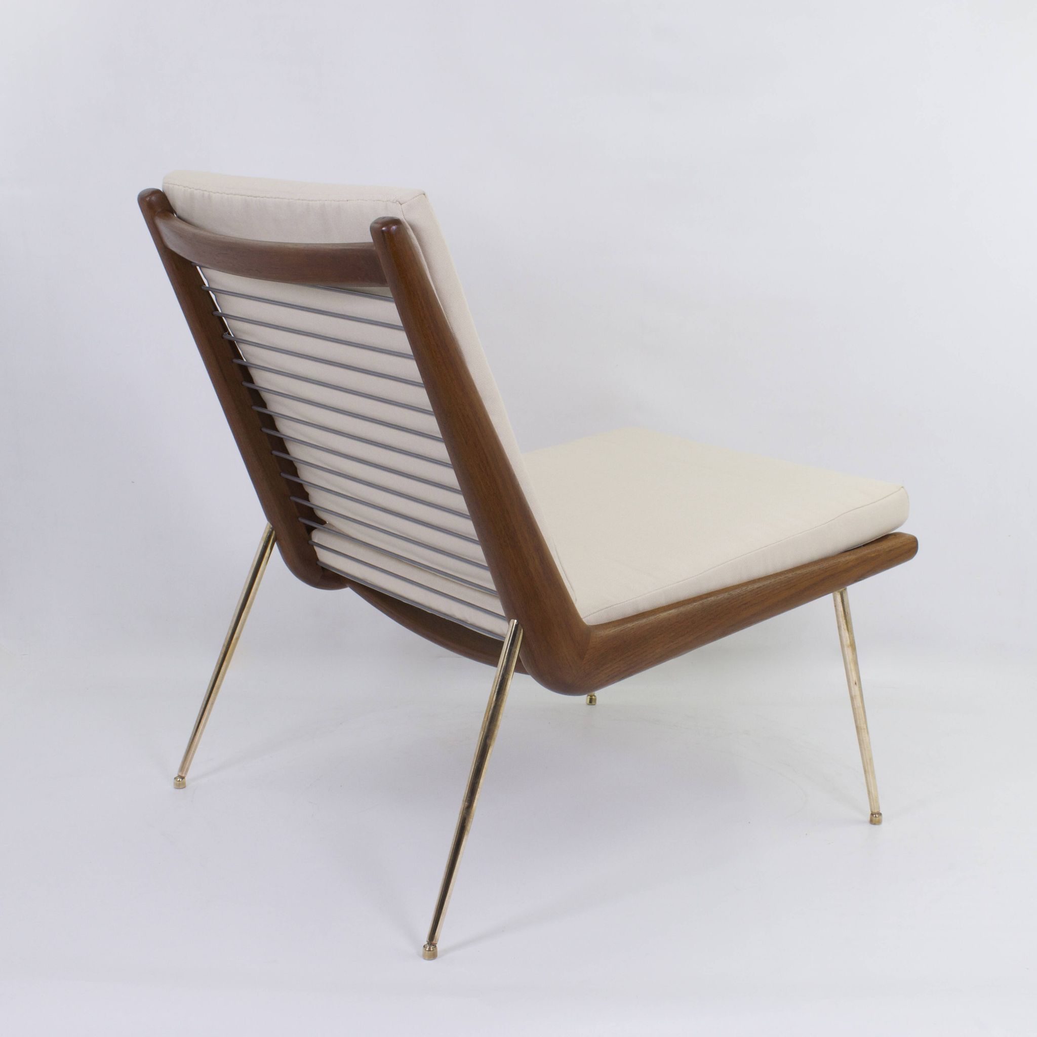 BOOMERANG ARMCHAIR by P. HVIDT & NIELSEN, ed. original, restored, 1950