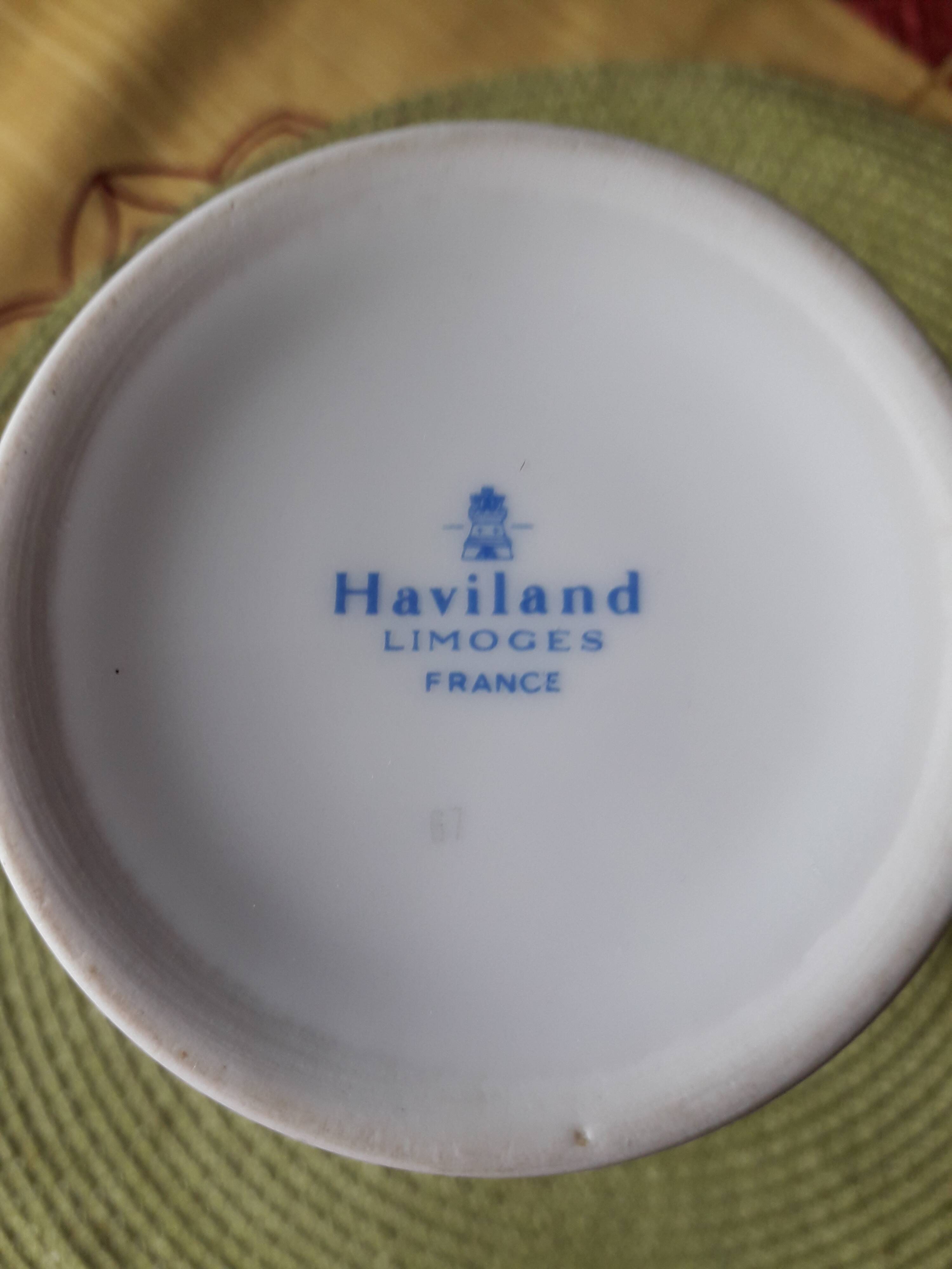 Splendid Haviland porcelain vase