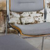 4 conference chairs from La Sorbonne, 1970