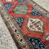 19th century Persian hallway rug
