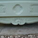 Old louis xv style painted chest of drawers