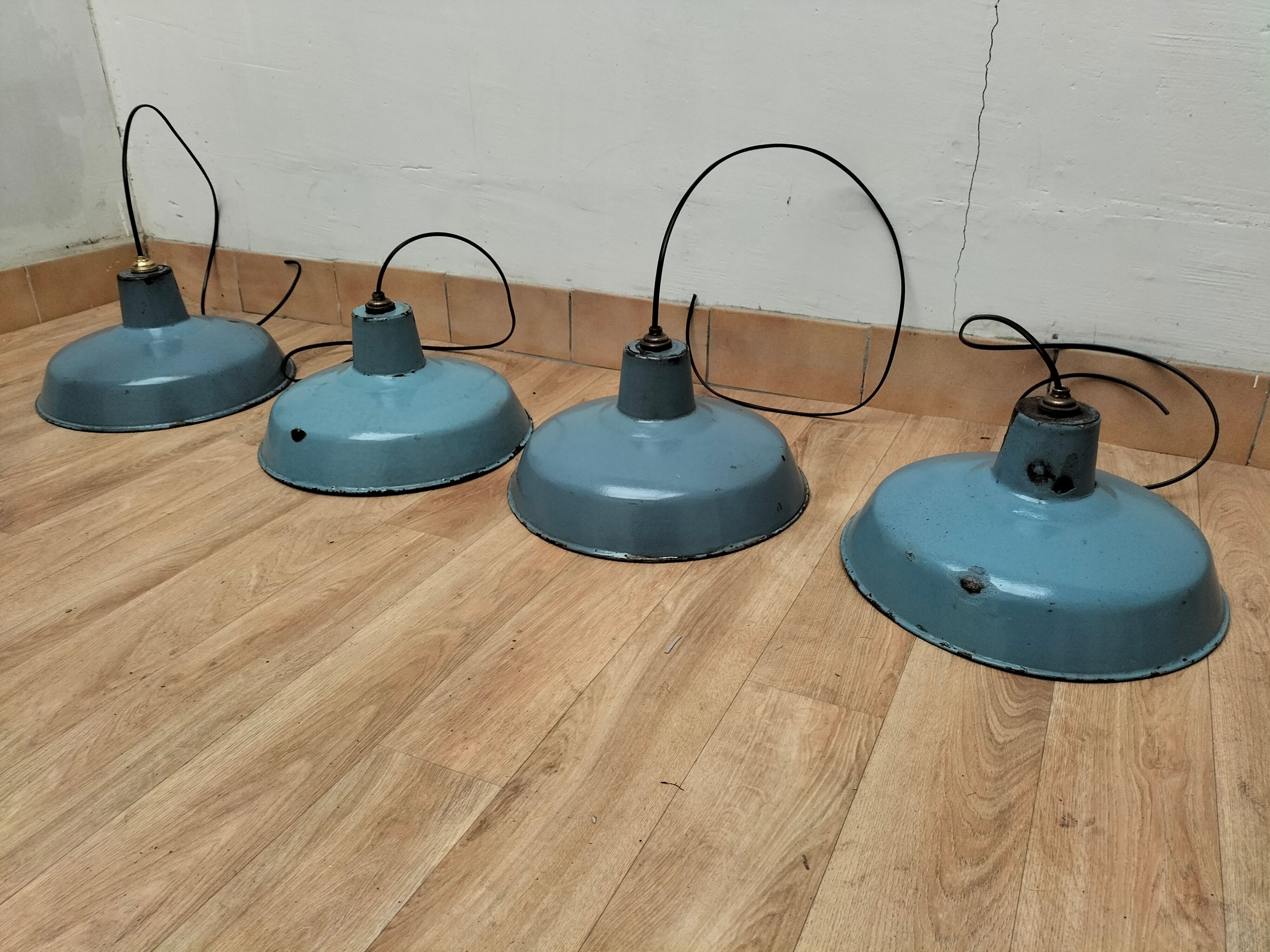 Series of antique lamps