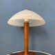 Lampe de table champignon post-moderne - lampe de table en verre Art nouveau