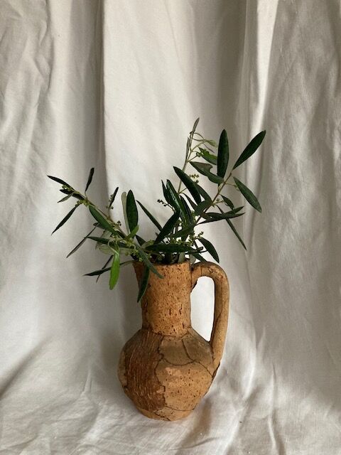 Plastic ceramic pitcher covered in cork - small model