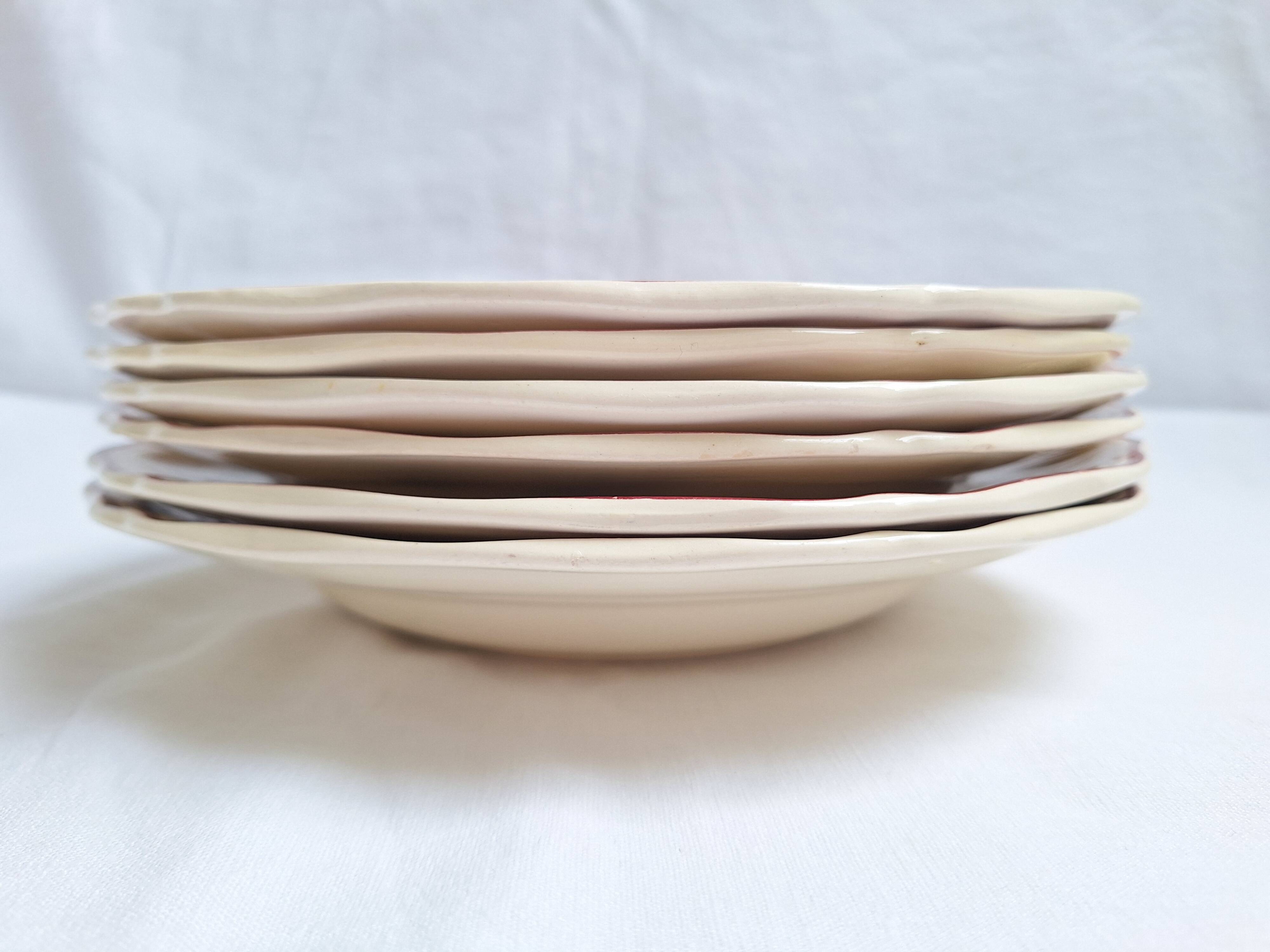 Sarreguemines Agreste soup plates