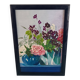 floral vintage signé GCH – bouquet de fleurs, 1993