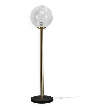 1970s Italian Glass Floor Lamp