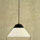 Suspension in lacquered metal and brass, france 1950