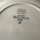 4 flat plates digoin & sarreguemines model "yves"