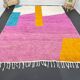 Traditional hand-woven Beni Ouraine rug, size 200 x 300 cm