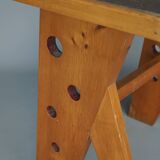 Petit bureau français vintage, années 1950