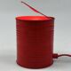 Vintage Red Tin Can Lamp, Ad Van Berlo, Vrieland Design, 1980s