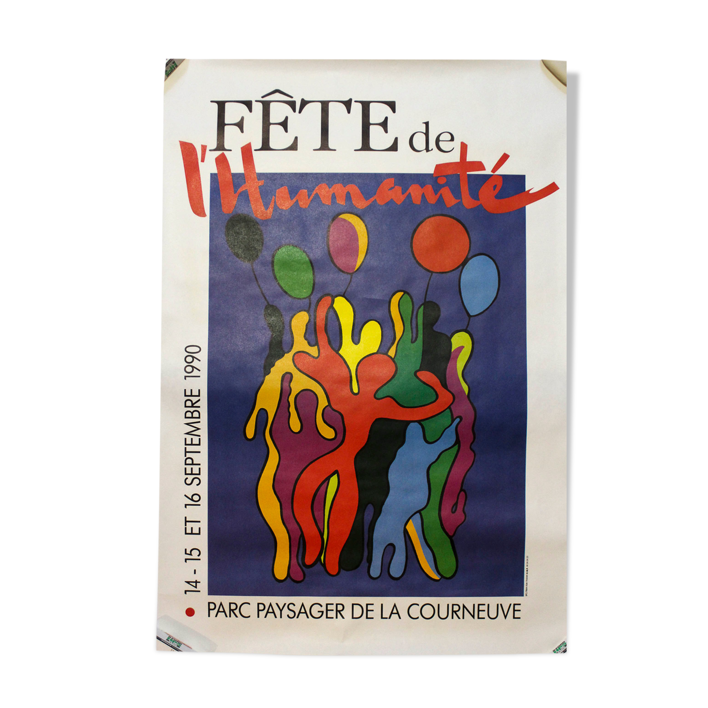 Poster of the Fête de l'Humanité 1990