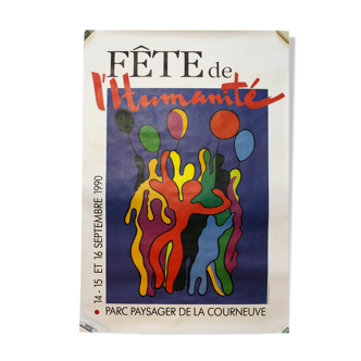 Poster of the Fête de l'Humanité 1990