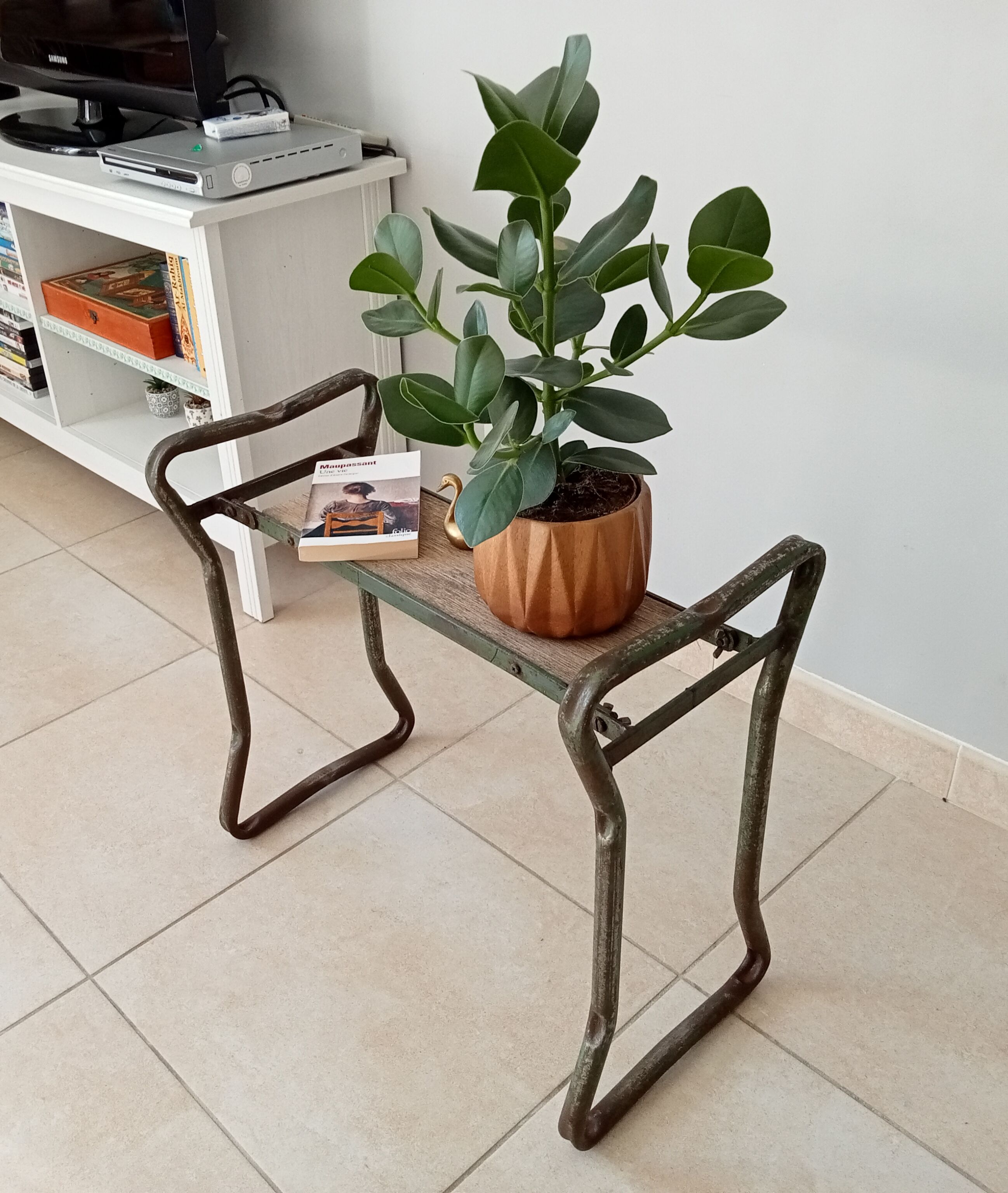 Vintage gardener's stool