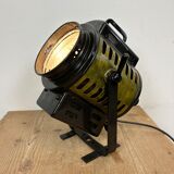 Vintage black theatre spotlight table lamp, 1960s