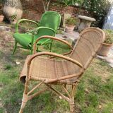 One or two rattan chairs