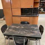 Formica table with chairs