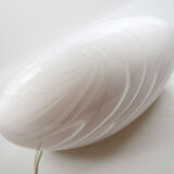 Italian art glass disc table lamp by Vetri Murano, 1970