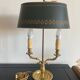 Lampe bouillotte 2 feux style empirique