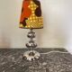 Lampe chromée années 70