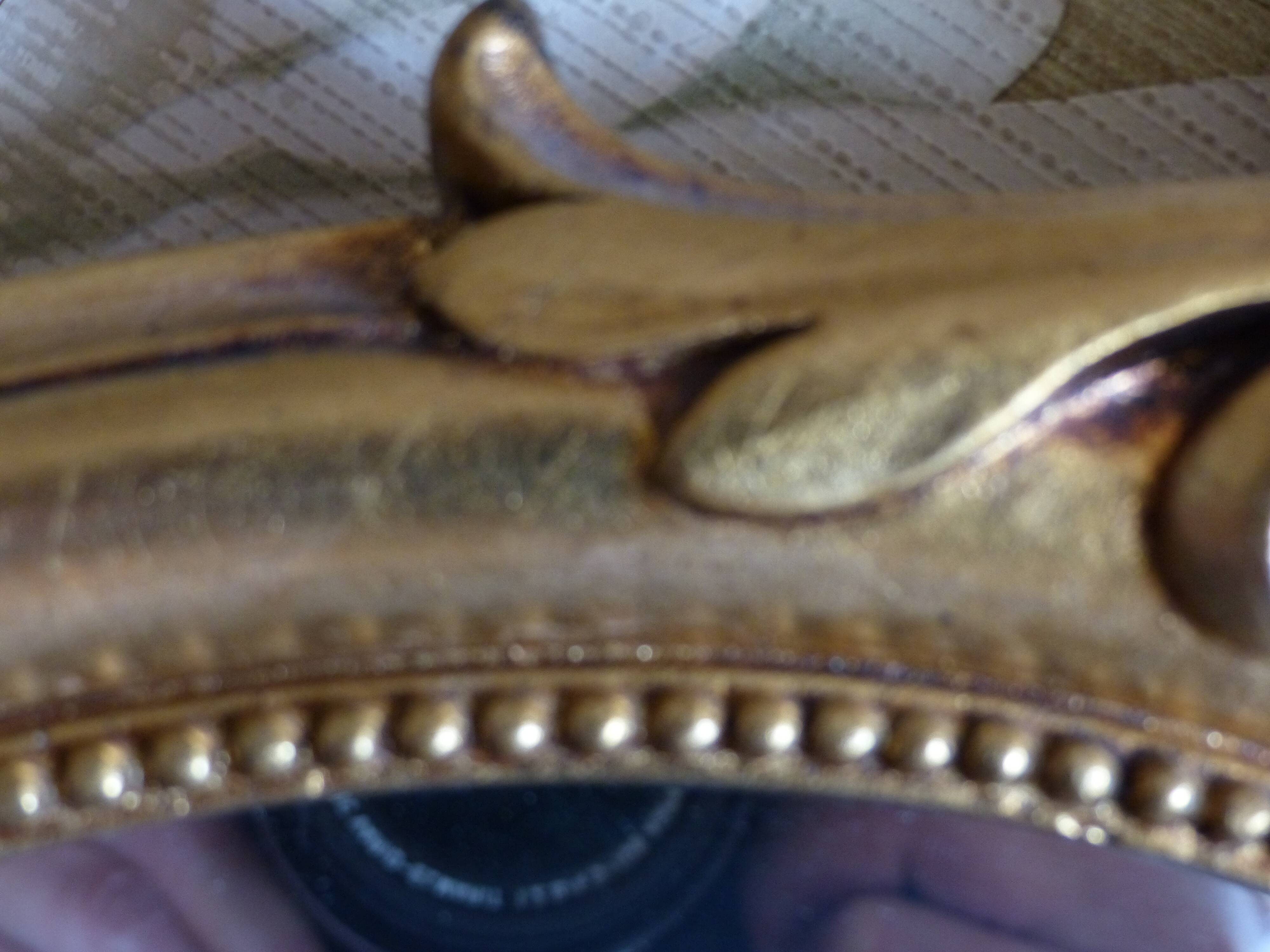 Golden rocaille mirror Louis XV style