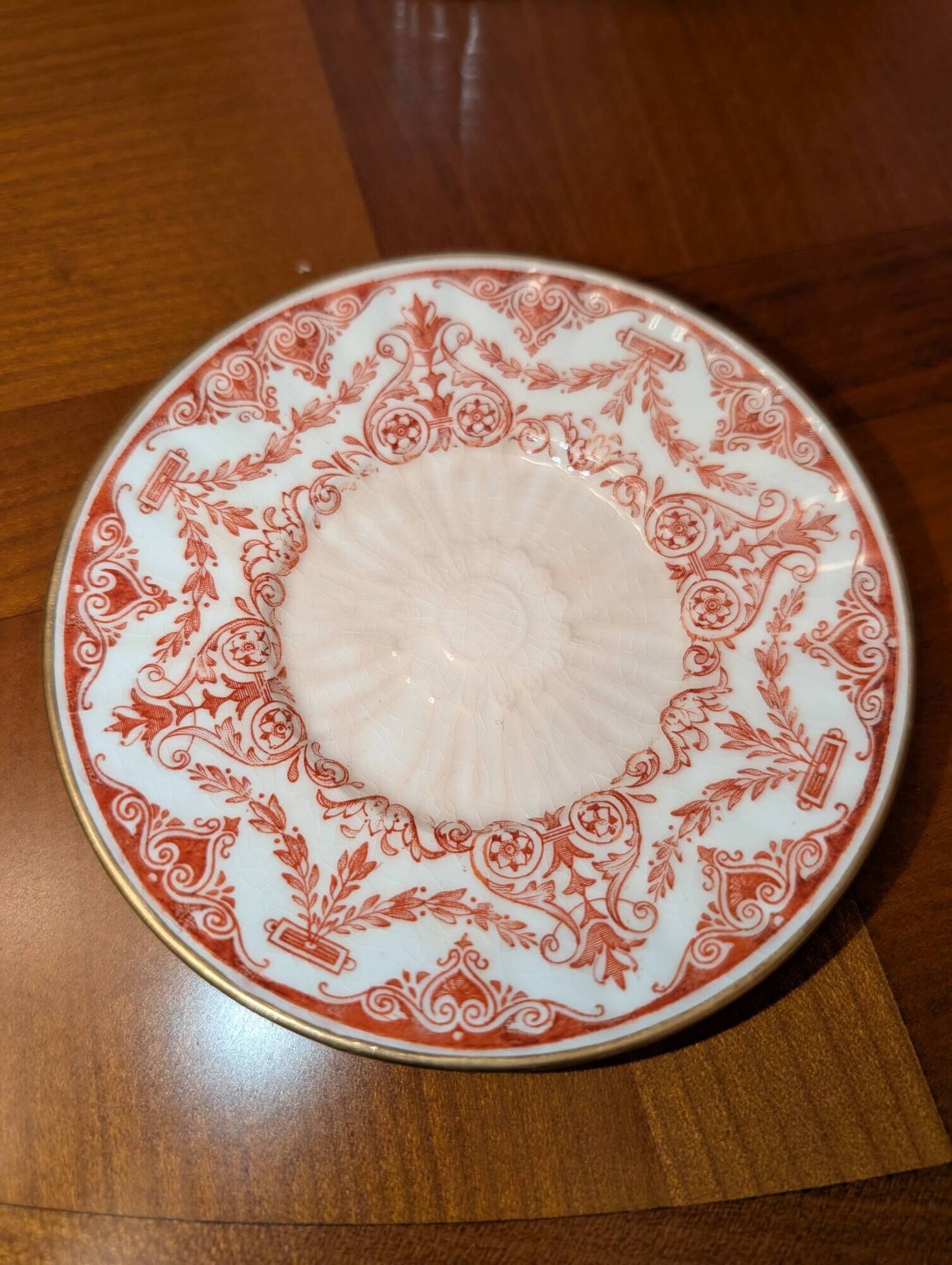 Wedgwood Coral & Gold Coffee Service - Neoclassical Style - 27 Pieces