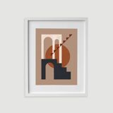 2 framed art prints