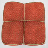 1940s Art Deco Cube Stool,Czechoslovakia