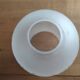 'Tulip' lampshade for lighting, transparent decoration on frosted glass.