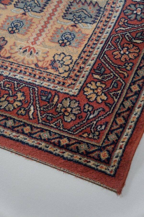 Tapis vintage coloré en 100 % pure laine vierge 290 x 200 cm