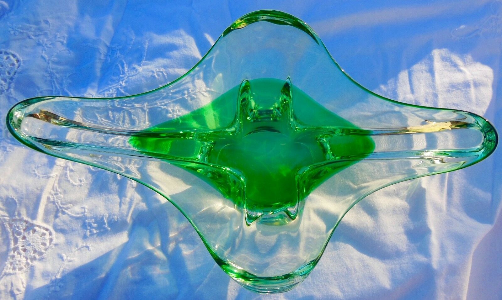 CRYSTAL FRUIT CUP - FLAVIO POLISHED - SOMMERSO GLASS
