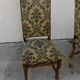 Series of 6 louis Xlll chairs in sheep bone