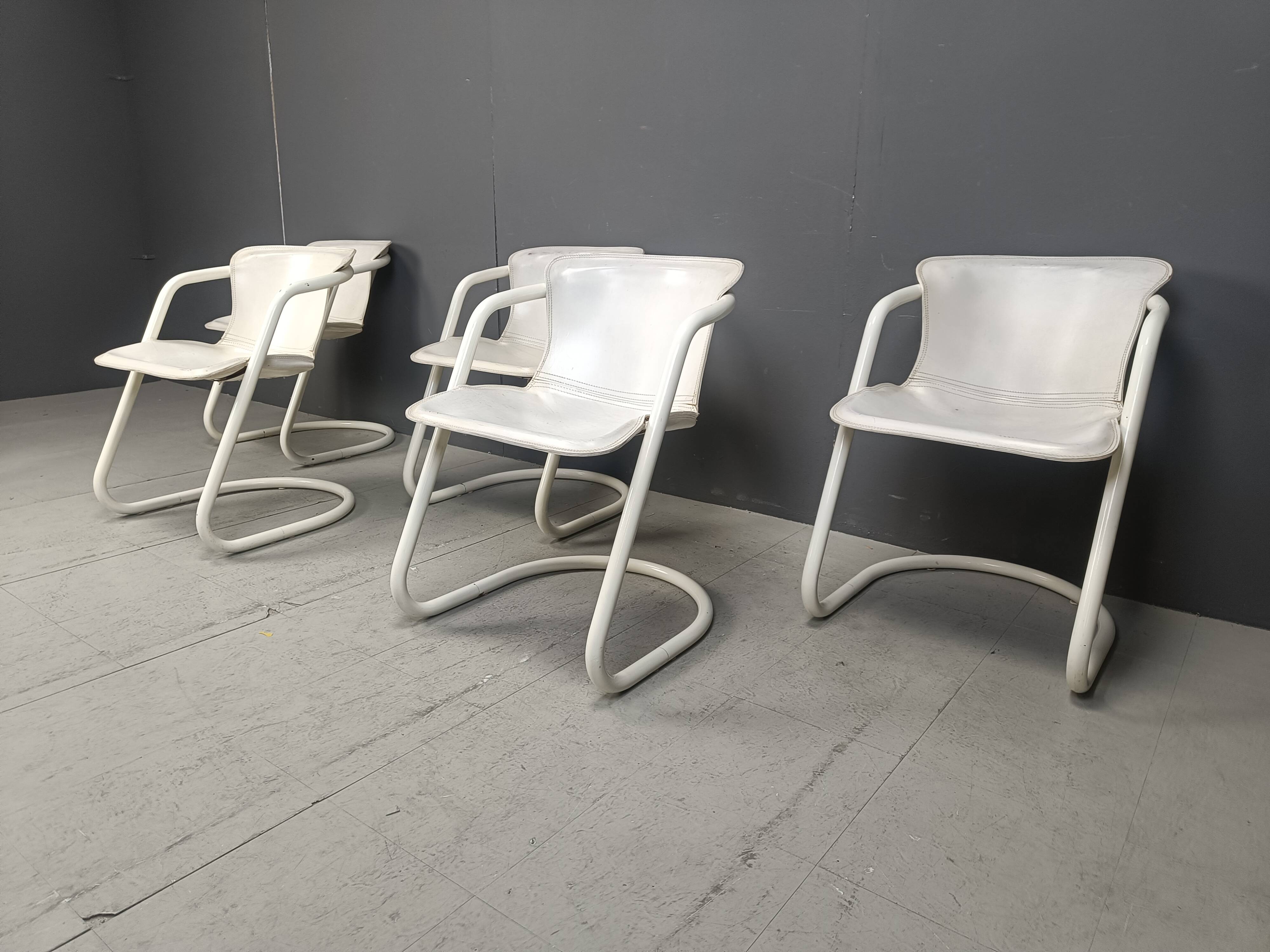 Vintage dining chairs by Metaform, set of 5 - 1970s