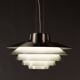 Aluminum Verona Pendant by Svend Middelboe for Nordisk Solar, 1970s