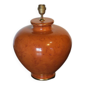 Grand pied de lampe en céramique années 70's,