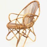 Rohe Noordwolde rattan chair, 1960, Netherlands