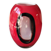 Design Vase/Art Glass Tealight Vase/Dreamlight Mediterrana. 21x15cm