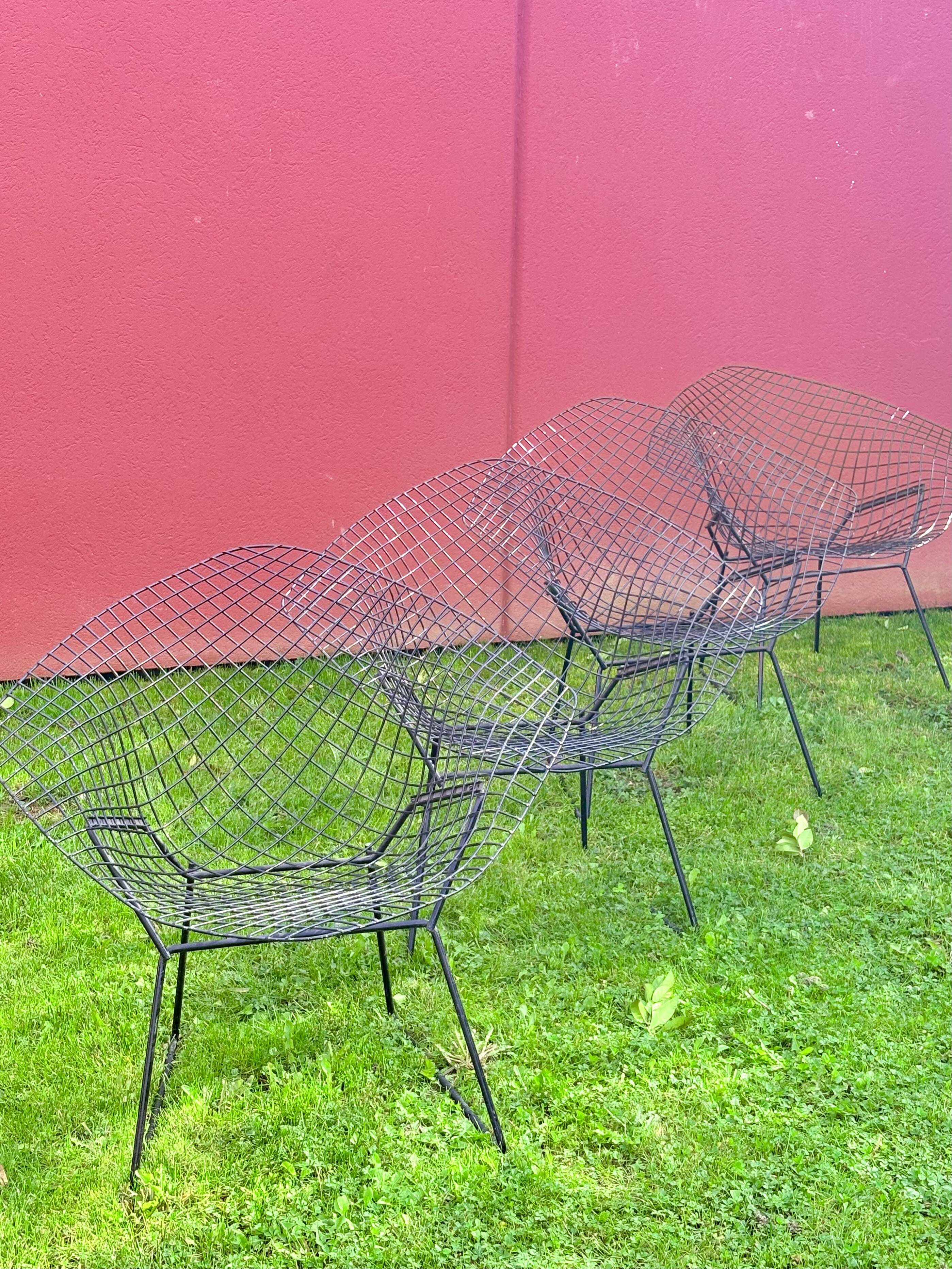 Bertoia chairs