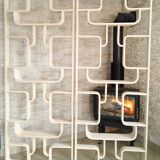 Mid-Century Czech Wall or Room Divider by Ludvik Volak for Drevopodnik Holesov, 1960s, Set of 2
