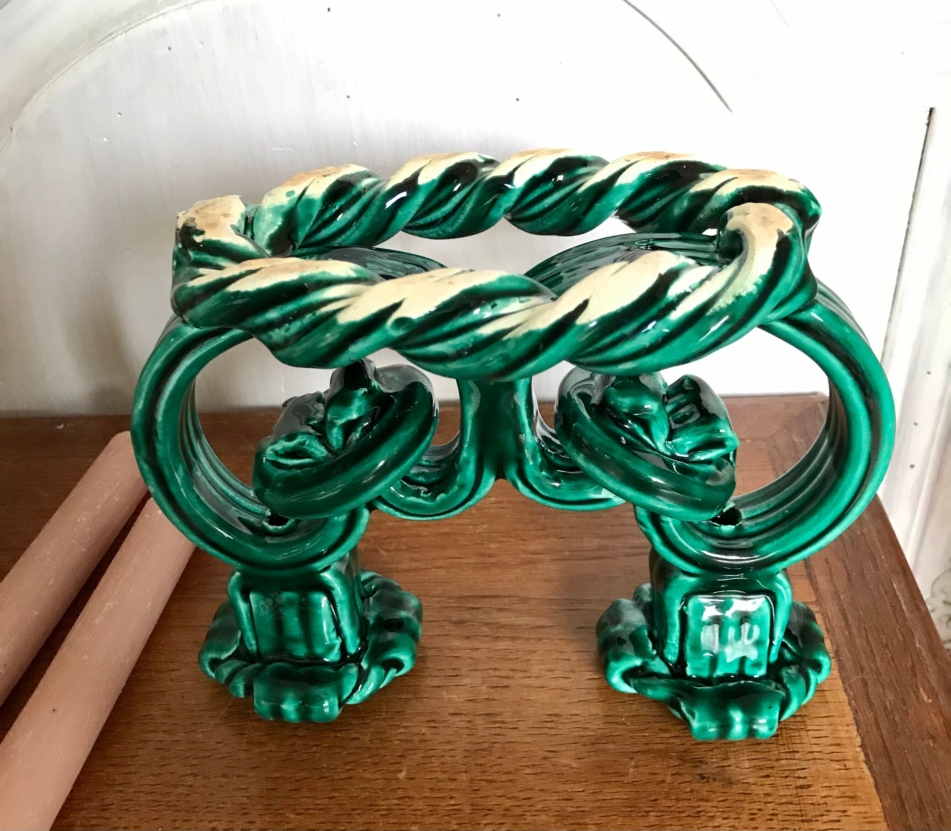 Vallauris ceramic candlestick circa 1940