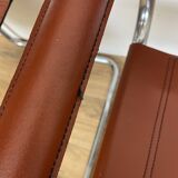 Set of 3 MG5 Grassi style armchairs from the 70s