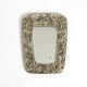 Beautiful Mid-Century Modern Wall Mirror with a Silver-Plated Frame