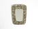 Beautiful Mid-Century Modern Wall Mirror with a Silver-Plated Frame