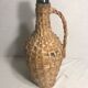 Demijohn bottle 2L old woven Wicker rattan + handle Vintage
