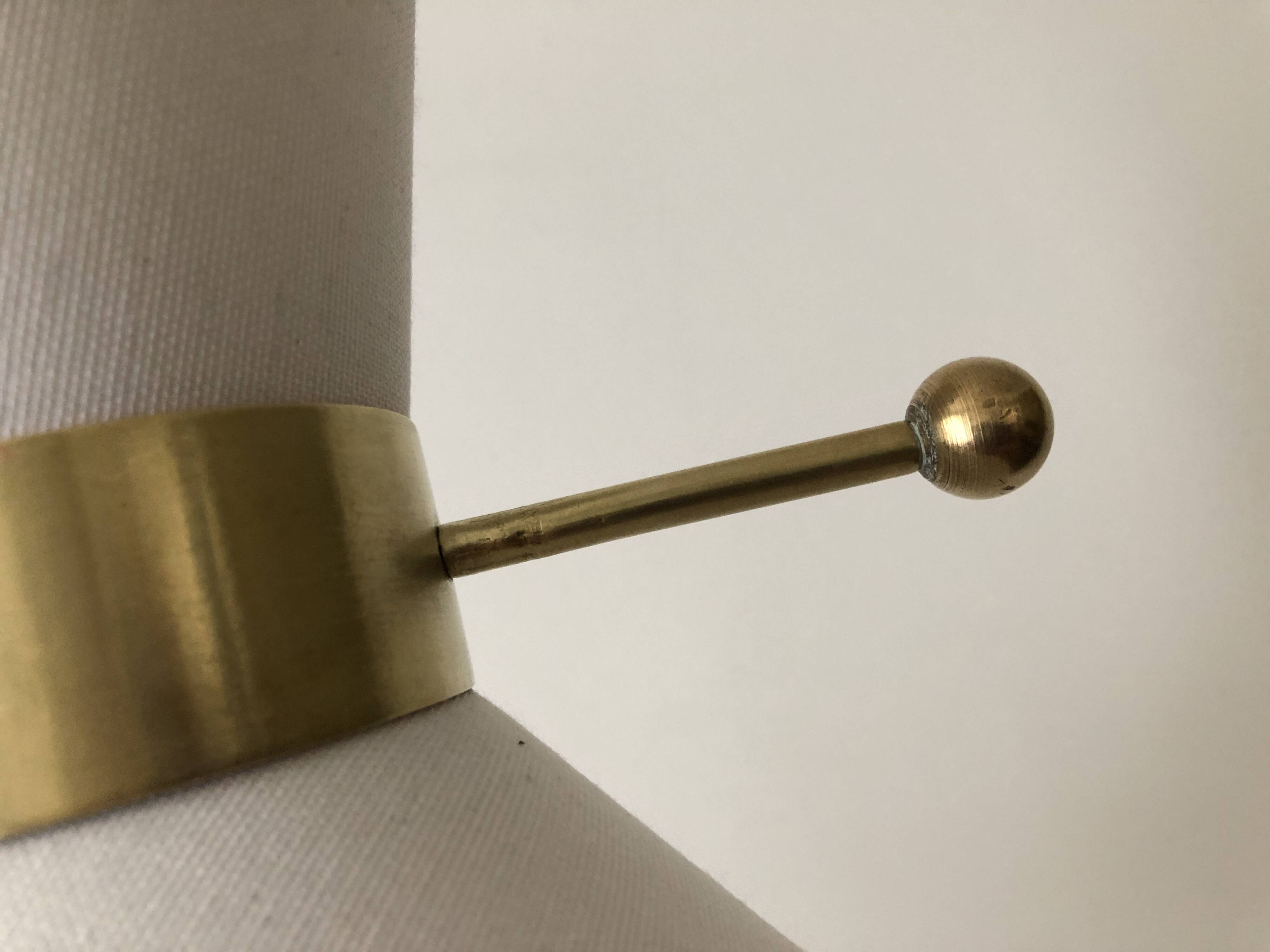 Diabolo floor lamp in brass 1955 - Ghelfi & Perrin edition