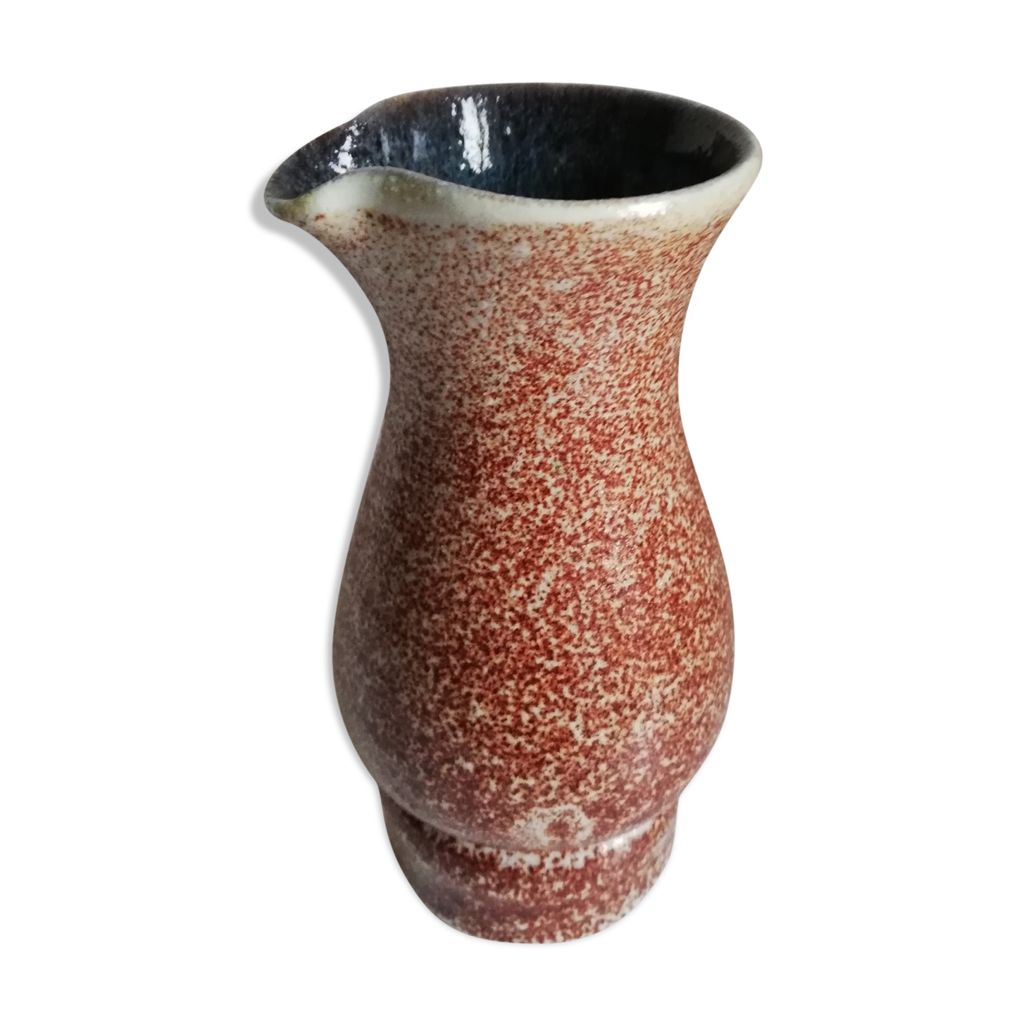 Signed ceramic pitcher vase