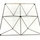 Table low vintage 60s/70s design steel wire