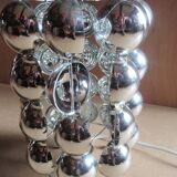 Table lamp KARE Space Age style 1980s chrome plastic