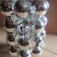 Table lamp KARE Space Age style 1980s chrome plastic